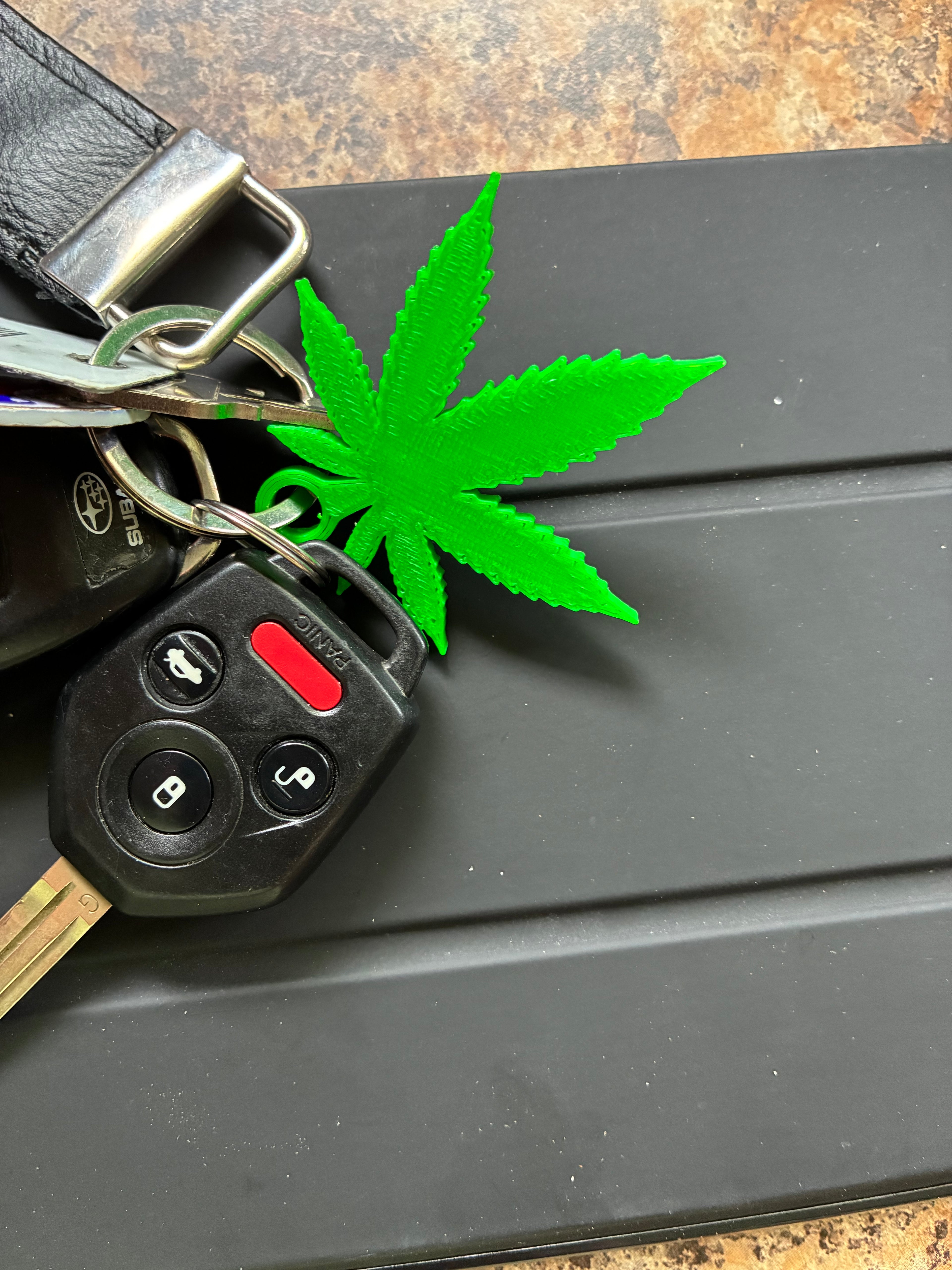 Weed Leaf KeyChain