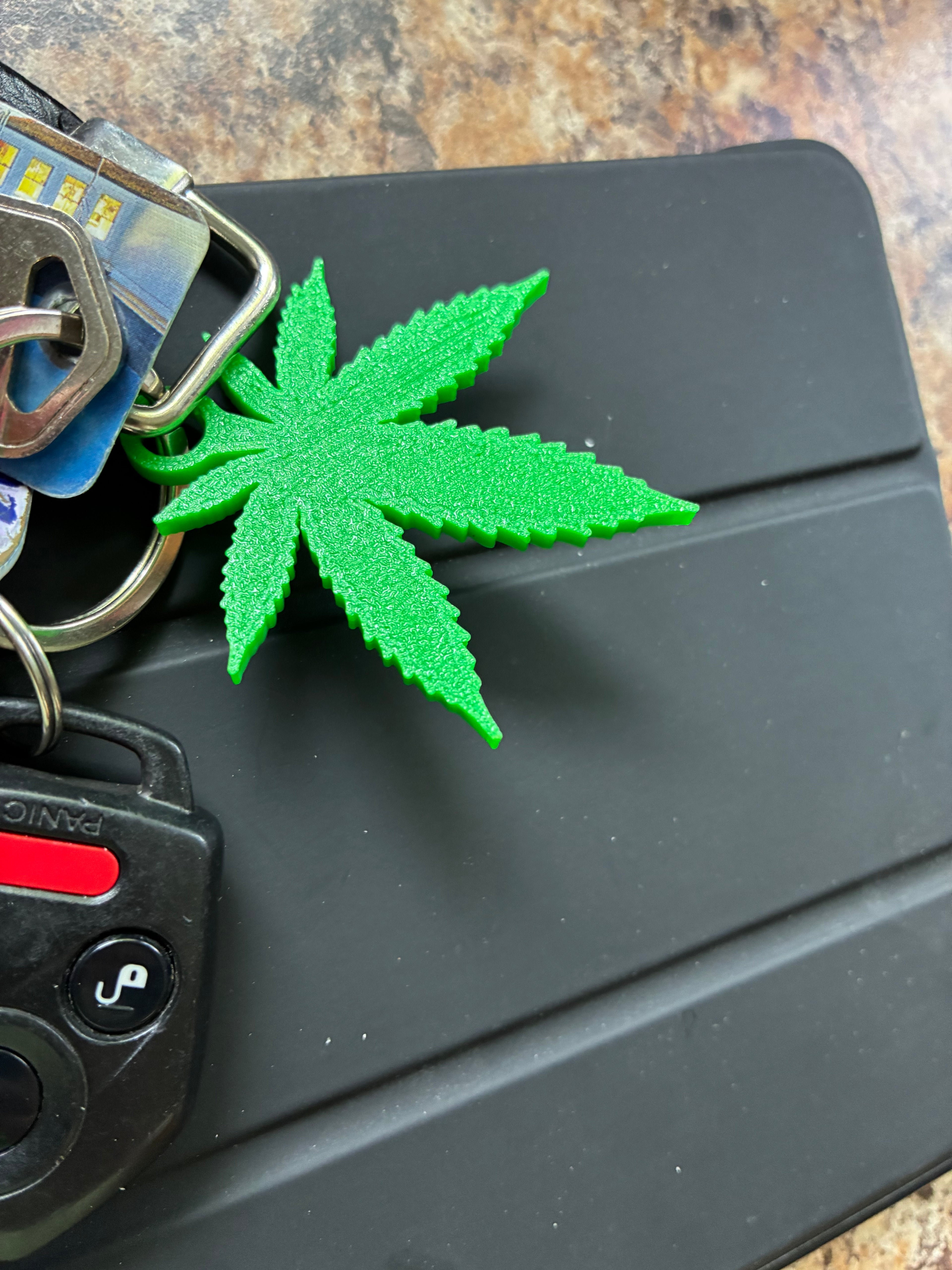 Weed Leaf KeyChain