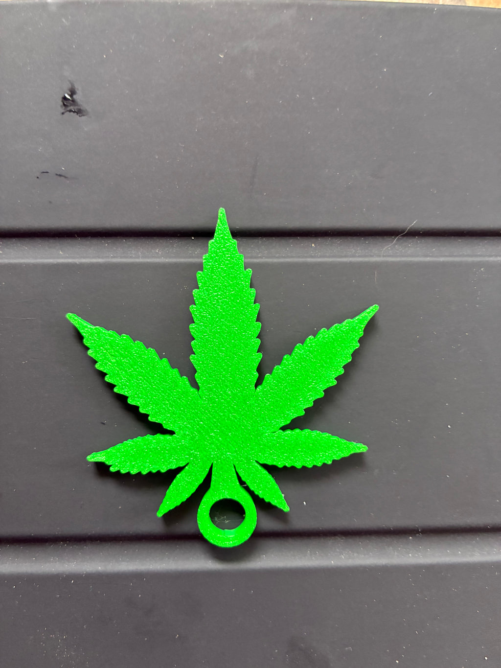 Weed Leaf KeyChain